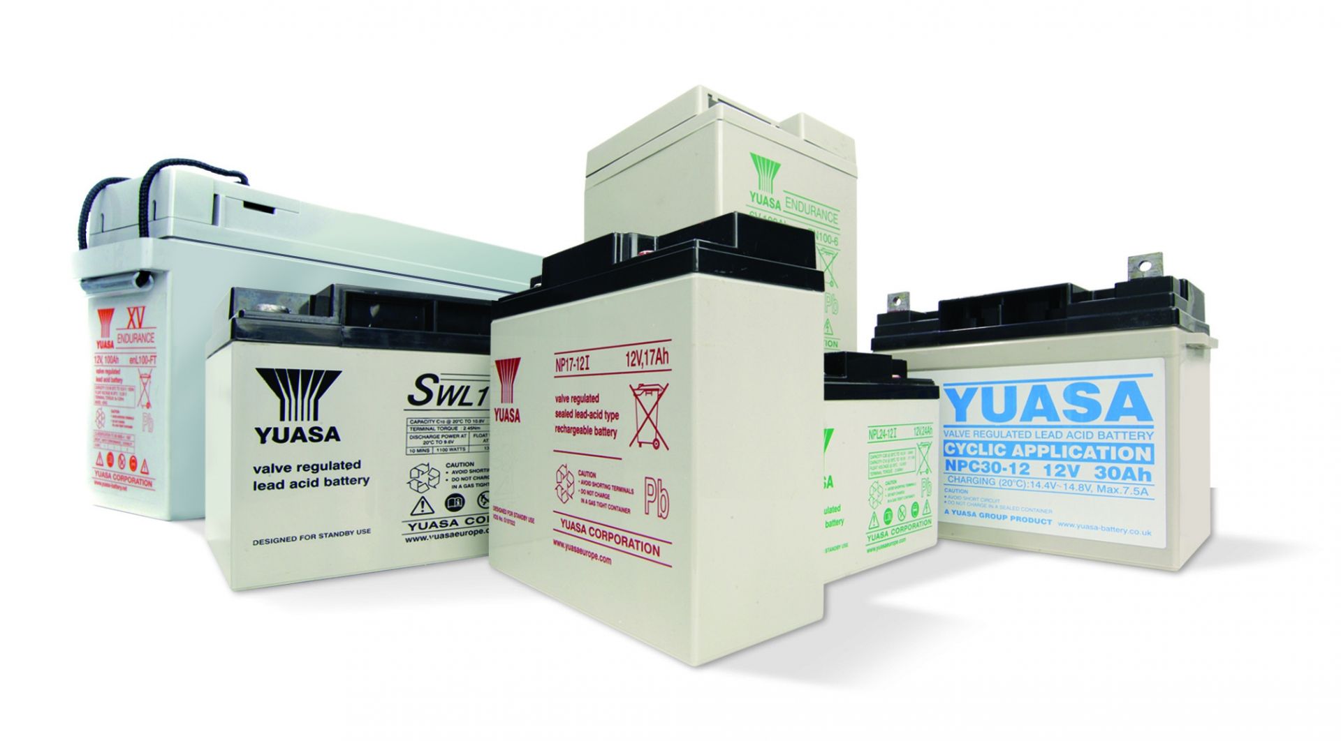 Bleibatterien-Sortiment von YUASA